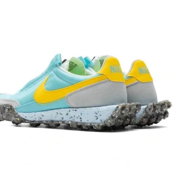 Nike Waffle Racer Crater Sneakers in Bleached Aqua - Picture 5 of 14